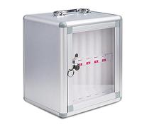 COUIVQA Armoire de Rangement pour téléphone Portable, casier Mural pour téléphone Portable, Armoire de Rangement verrouillable en Alliage d'aluminium