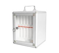COUIVQA Casier pour téléphone Portable en Alliage d'aluminium avec Serrure et poignée, boîte de Rangement Murale pour Maison, Bureau, Salle de Classe, Prison pour téléphones Portables