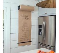 COUIVQA Dérouleur Mural de Papier Kraft, Distributeur et Coupe-Papier - 14,5"/26,3"/38"/50" de Large, Support en Acier Noir, Cuisine/Bureau (Couleur Unique 67 cm/26,3 Pouces)