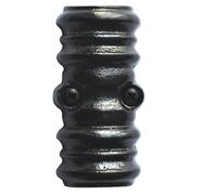 Coulant rustique noir ROLLINGER pour tringle crémone 16x8 - CRF168COULANTEN