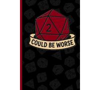 Could Be Worse - RPG Adventure Notebook: Natural "2" Blank Journal