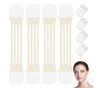 Coule De Levage Du Cou -4pcs Clear Tape Rouper Le Cou Avec 20 Patchs | Autocollants De Lifting Des Cols Invisibles | Patches Fines Rares Pour Les Cols | Ampliceur De Beauté Adapté Au Resserrement De L