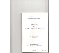 Couleau: heure de formation musicale preparatoire 1/livre de l'eleve