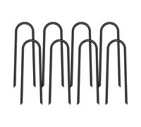 Coules de Trampoline, U Stakes pour Le Sol, Nails de Tente de Camping, Ensemble de Vent de Trampoline en Jeu de 8 Ongles de moulues métalliques Lourds pour Paysage, Tissu de Jardinage