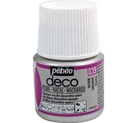 Couleur acrylique nacrée opaque - Argent - 45 ml