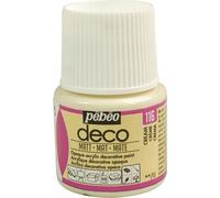 Couleur acrylique opaque et mate - Crème - 45 ml