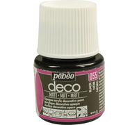 Couleur acrylique opaque et mate - Noir - 45 ml