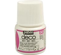 Couleur acrylique opaque mate - Blanc - 45 ml