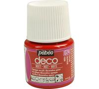 Couleur acrylique opaque mate - Rouge - 45 ml
