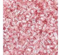 Couleur argent à l'intérieur des perles de rocaille en forme de tube perle de verre tchèque pour la fabrication de bijoux sacs vêtements couture bracelet à bricoler soi-même en gros-1-2,5xApx 2150 pi