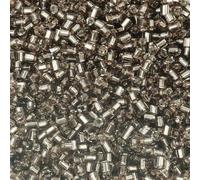 Couleur argent à l'intérieur des perles de rocaille en forme de tube perle de verre tchèque pour la fabrication de bijoux sacs vêtements couture bracelet à bricoler soi-même en gros-19-2,5xApx 430 pi