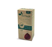 Couleur biomagique des cheveux, kératine et huile d'argan, sans ammoniac, sans résorcinol, coloration capillaire sans PPD, ingrédients biologiques pour femmes et hommes (6.11 Blond foncé intense) (Violet)