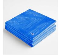 Couleur : bleu 60 g/m² 4 x 6 m bache bâche en tissu pour raccord universel