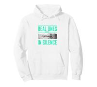Couleur Bleu Sarcelle Clair Aqua Say Less Real Ones Light Teal Aqua WT Sweat à Capuche