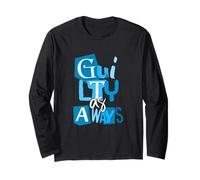 Couleur Bleue Always Guilty Blue Graphic Manche Longue