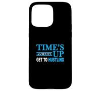 Couleur Bleue Get to Hustling Blue Graphic Coque pour iPhone 15 Pro Max