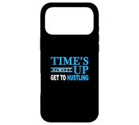 Couleur Bleue Get to Hustling Blue Graphic Coque pour iPhone 17 Pro Max
