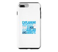 Couleur Bleue Go Ahead, Judge Me Blue Graphic Coque pour iPhone 7 Plus/8 Plus