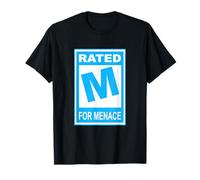 Couleur Bleue M pour Menace Blue Graphic T-Shirt
