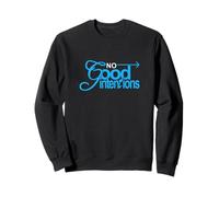 Couleur Bleue No Good Intentions Graphique Bleu Sweatshirt