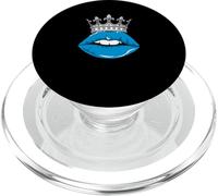 Couleur Bleue Royal Kiss Blue Graphic PopSockets PopGrip pour MagSafe