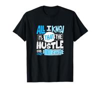 Couleur Bleue The Hustle Looks Crazy Blue Graphic T-Shirt