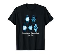 Couleur Bleue The Time I'm on Blue Graphic T-Shirt