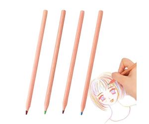 Couleur : bois, multicolore | Ensemble de couleurs, fournitures artistiques pour , livres de coloriage et dessin, couleurs vives et variées, AC