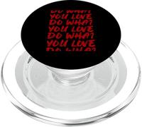 Couleur Bordeaux Rouge Bordeaux « Do What You Love » PopSockets PopGrip pour MagSafe