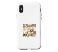 Couleur bronzée Go Ahead, Judge Me Tan Graphic Coque pour iPhone X/XS