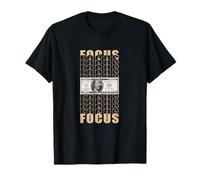 Couleur bronzée : Graphique « Focus on Your Money » T-Shirt