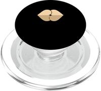 Couleur bronzée Kissing Hearts Tan Graphic PopSockets PopGrip pour MagSafe