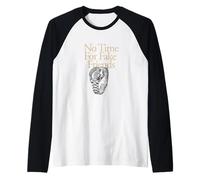 Couleur bronzée No Time for Fake Friends Tan Graphic Manche Raglan