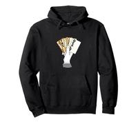 Couleur bronzée Play Your Hand Tan Graphic Sweat à Capuche