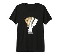 Couleur bronzée Play Your Hand Tan Graphic T-Shirt Haut de Gamme