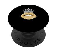 Couleur bronzée Royal Kiss Tan Graphic PopSockets PopGrip Adhésif