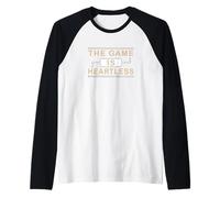 Couleur bronzée The Game is Heartless Tan Graphic Manche Raglan