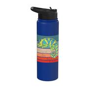Couleur Caméléon Reptiles Panthère Caméléon Changement De Stainless Steel Insulated Water Bottle