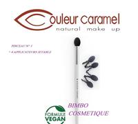 COULEUR CARAMEL BIO PINCEAU N°5 ESTOMPE RECHARGEABLE YEUX PAUPIERES VEGAN NEUF