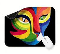 Couleur Cat(3) Tapis de Souris 600 x 400 x 3 mm, Tapis de Souris Gaming, Anti-Derapant Base en Caoutchouc Etanche, Surface Lisse pour Précision, Facile à Nettoyer, pour Bureau La Maison t0s-366