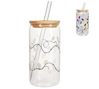 Couleur - Chances de Noël qui changent - Fuite - Thermos Maker à l'épreuve des motifs, thé à café drôle tasses de bière d'eau au lait pour enfants pour enfants à la maison à la maison Camping |