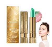Couleur Changeant Avec la Température Rouge à lèvres Sans Transfert Hydratant Rose Protecteur Naturel Brillant à Lèvres Hydratant Lèvre Pulpeuse Maquillage Pour Les Lèvres Longue Tenue, Lipstick,4g