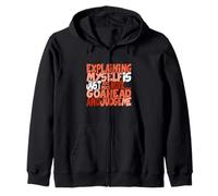 Couleur Corail Go Ahead, Judge Me Coral Graphic Sweat à Capuche