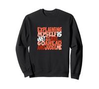 Couleur Corail Go Ahead, Judge Me Coral Graphic Sweatshirt