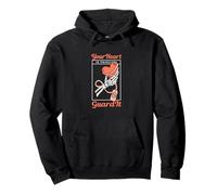 Couleur Corail Inestimable cœur Corail Graphique Sweat à Capuche
