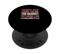 Couleur Corail : Le Plus Mauvais Graphique corallien PopSockets PopGrip Adhésif