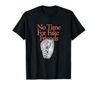 Couleur Corail No Time for Fake Friends Coral Graphic T-Shirt