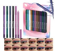 Couleur Crayon Eye-Liner, 10 Ensemble D'eye-Liner, Eyeliner Étanche, Stylo Eye-Liner Coloré Imperméable À L'eau Crayon Mat, Eyeliner Matte Gel Eyeliner Set Crayon Cosmetic Maquillage Set#A