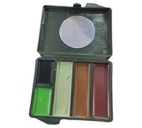 Couleur de camouflage: couleur de maquillage, couleur pour le visage occultante | Peinture de maquillage couvrante, peinture camouflage, peinture pour le visage de chasse, maquillage camouflage, set