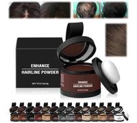 Couleur De Cheveux Veinsgrain,Ecouvrement Des Racines Veinsgrain,Retouche De Racines Couleur De Cheveux,Poudre De Retouche De Racines,Poudre d'ombre de Ligne de Cheveux (09 Brun noisette, 1)